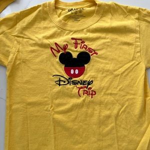 Kids my first Disney trip custom tshirt